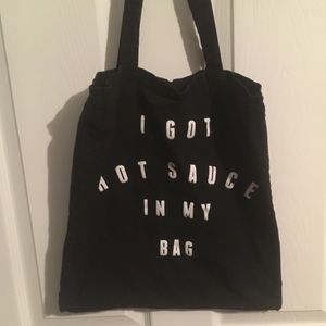 Beyoncé Formation “hot sauce in my bag” tote
